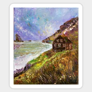 House By The Ocean Sticker